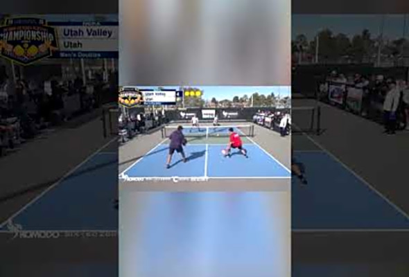 Insane Angle! This ATP Is Next-Level! #pickleball #sports #highlights