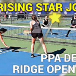 Rising Star Jorja in Pickleball Women&#039;s Doubles Pro at Desert Ridge Open...