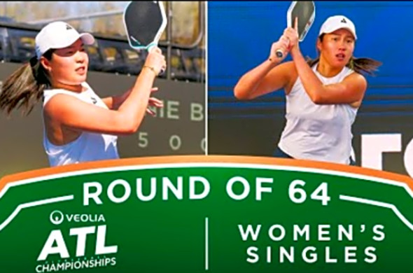 Chao Yi Wang v Yufei Long at the Veolia Atlanta Pickleball Championships