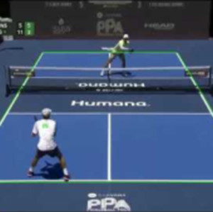 Pickleball AI Ball Tracking (Ben Johns &amp; Quong Duong Match)