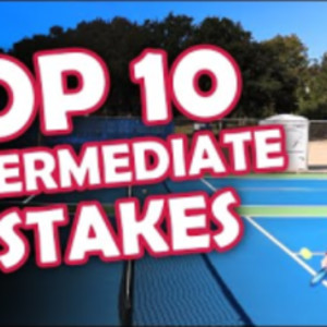 Top 10 most common intermediate pickleball mistakes and how to fix them!