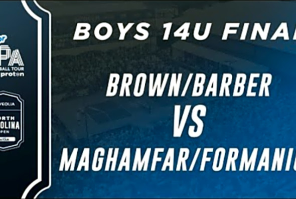 Maghamfar/Formaniuk v Brown/Barber at the Junior PPA Veolia North Carolina Open