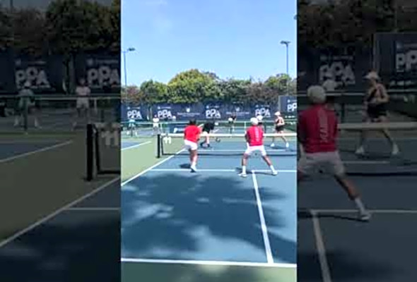 What would you call this shot??? #gearbox #newportbeach #pickleball #PPA #YourSoul #HippieSabotage
