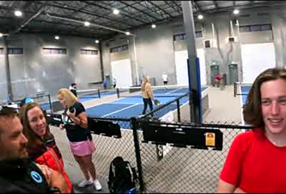 Live at The Picklr! Playing pickleball with friends and fans!