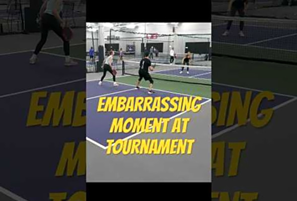 Embarrassing Moment at #Pickleball Tournament