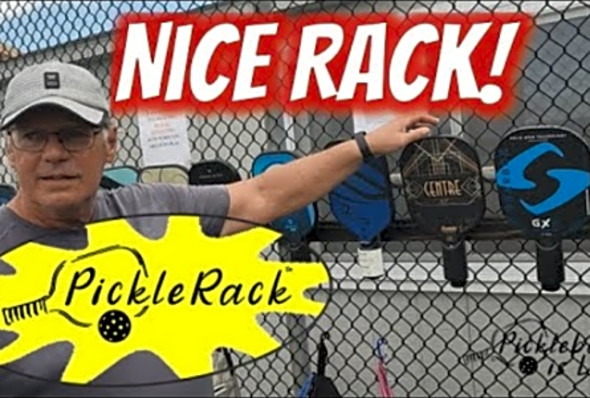 PickleRack - a new Pickleball Paddle Rack System