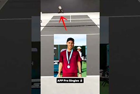Pro Level Singles #pickleball