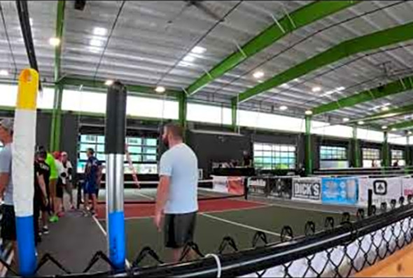 Franklin Pickleball Masters At Chicken N Pickle - Center Court Set Up