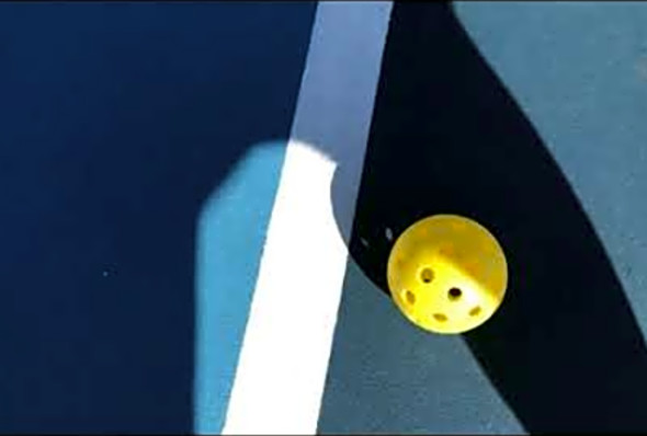 Pickleball: Line call - In or Out?