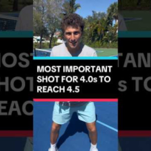 Most important shot for 4.0 players that want to reach 4.5! #pickleball ...