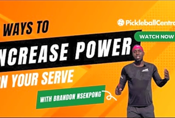 3 Ways To Increase Power On Your Pickleball Serve