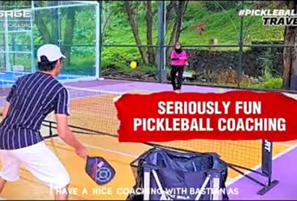 SERIOUSLY FUN PICKLEBALL COACHING WITH BASTIAN AS #pickleballcoaching #pelatihpickleballindonesia