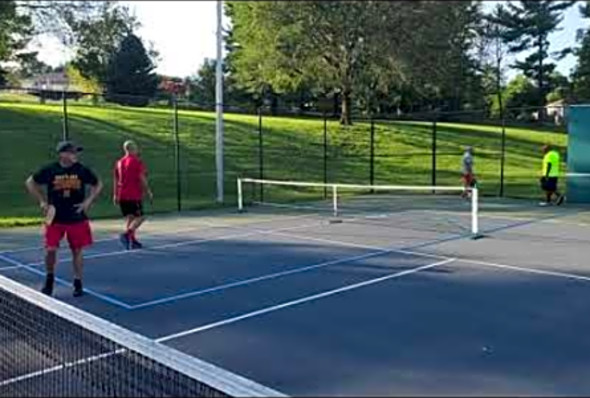 Frank&#039;s pickleball tournament 4:5. August 19, 2020