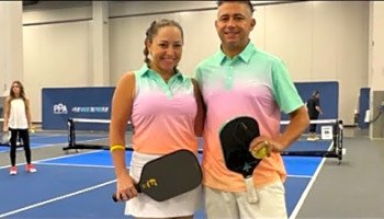 PPA Bubly Pickleball Tournament atLas Vegas 3.5 Mixed Corina &amp; David Hill vs. Karie &amp; Jason Match 1