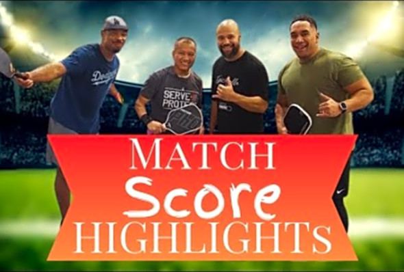 EpicBalla Midnight Madness Pickleball with Friends Game #3 Match Highlights.