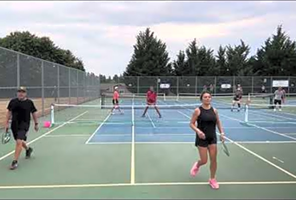 4.0 Mixed Doubles 50-54 Pickleball match #5 Washington State Senior Games