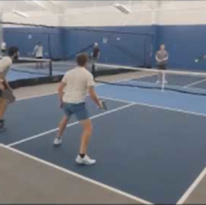 FIERCE FORHANDS TO THE BODY! North vs Sotuh Pickleball Tournament at The...