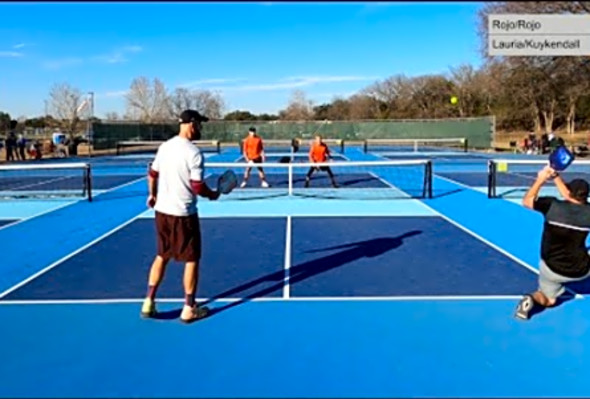 Men&#039;s Doubles 3.5 Pickleball Match - Justin Lauria and Trey Kuykendall (3)