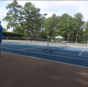 Outdoor Pickleball Match #3 Derek &amp; Drew vs Paul &amp; Jim Gatewood Club Gre...