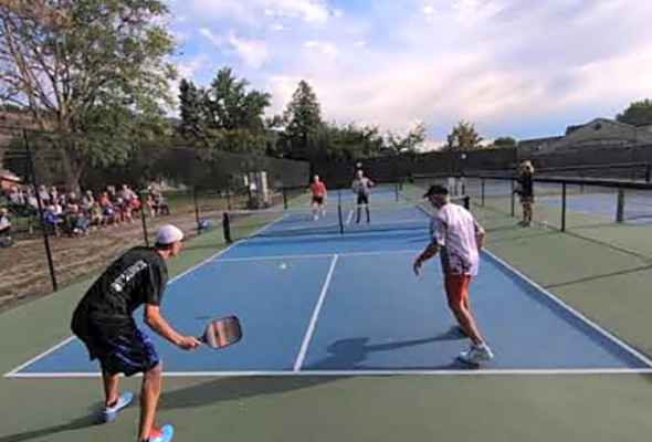 Pickleball Games with Pro - Tyson McGuffin/Greg Machtaler vs. Paul Couch/Gord Young