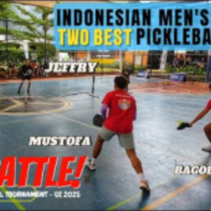 PICKLEBALL BATTLE! TWO BEST INDONESIAN MEN&#039;S DOUBLE TEAM - BagoesAdam-Mu...