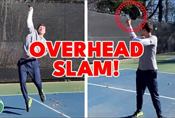 HOW to Hit an Overhead Slam! - The Pickleball Clinic