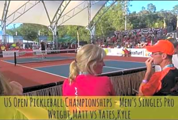 US Open Pickleball Championships - Men&#039;s Singles Pro - Wright vs Yates