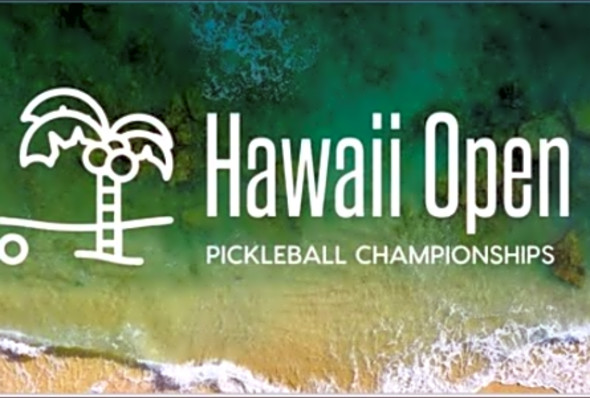 Malia Lum/Jamie Haas 3rd game Gold Medal match at2024 Hawaii Open in Kona, HI. atteamlumpickleball
