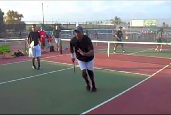 Briones/Briones vs. Wong/Stone (1) pickleball