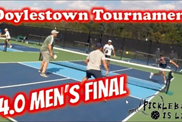 Doylestown Fall 2021 Pickleball Tournament -4.0 under 50 Men&#039;s Doubles Finals