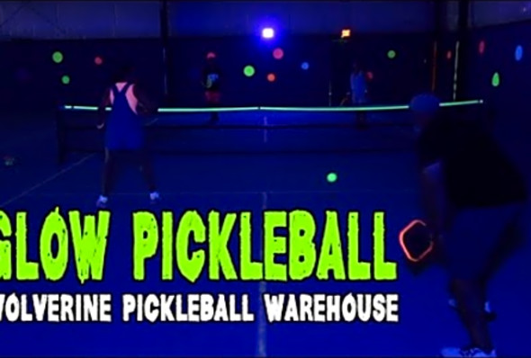 Glow Pickleball Party at Wolverine Pickleball Warehouse