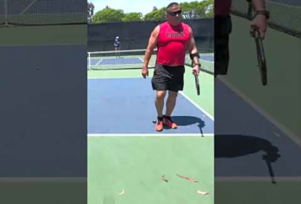 Pickleball Doubles: Intense Match About To Begin!