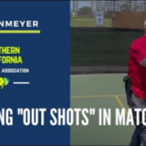Coach Phil Dunmeyer on &quot;judging out balls&quot; in a pickleball match