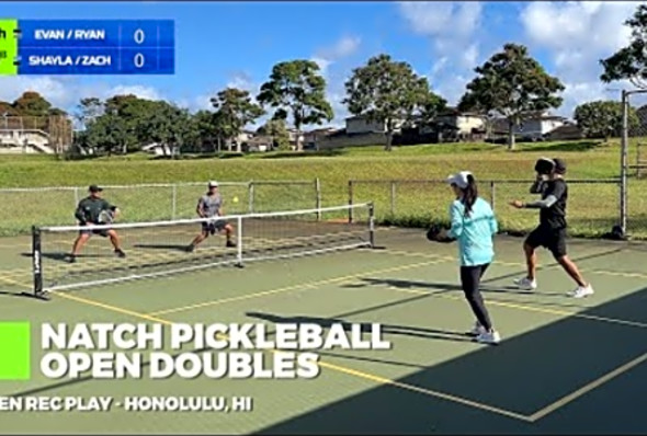 Pickleball Open Doubles - Evan/Ryan vs Shayla/Zach