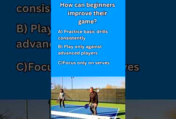 Pickleball Quiz 35-36: Third Shot Drop &amp; Beginner Tips! - atpickleball660