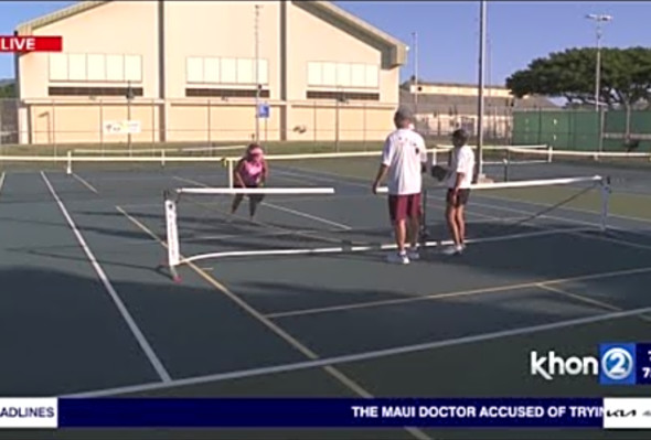 Celebrating Pickleball month at Ewa Mahiko