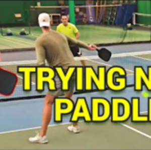 Trying new GRVN Pickleball Paddle in Men&#039;s Doubles
