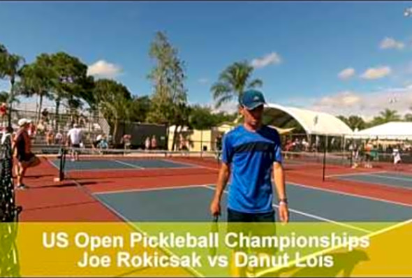 US Open Pickleball Mens Pro Singles - Rokicsak v Lois