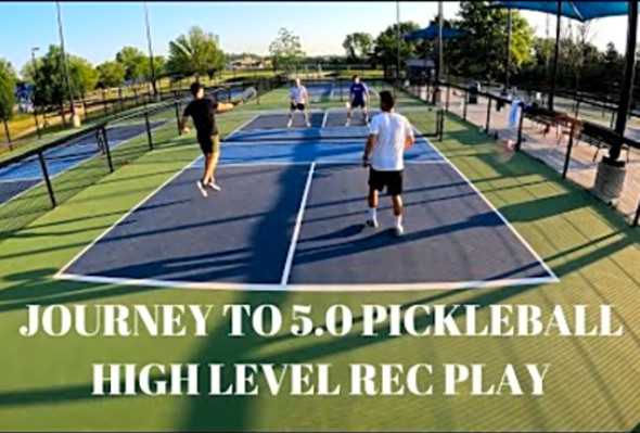 Can We Hang with a 5.0 Gold Medalist?? Pickleball Highlights - Journey to 5.0 Pickleball