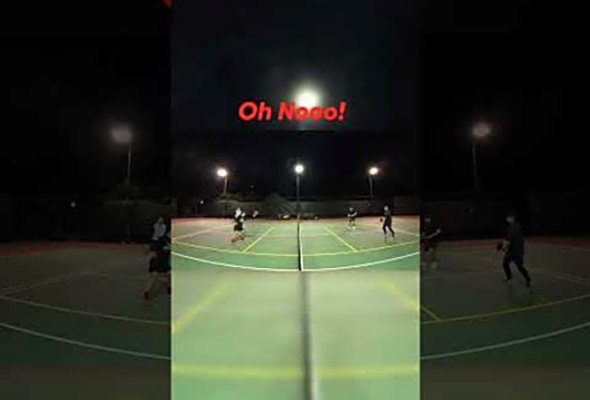 Oh Nooo! #pickleball #pickleballhighlights #highlights #highlights #shorts #thepickleballrunner