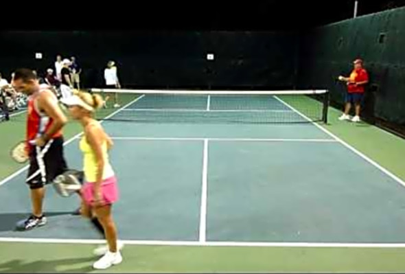 USAPA Pickleball Nationals 2013 Mixed Doubles 35 Championship video presented by Valenti Sports