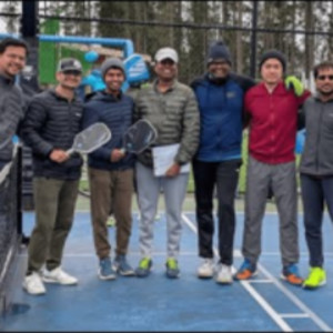 2025 Maple Valley Winter Pickleball Tournament Semi Finals Ramesh/Ngoc V...
