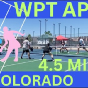 Mixed Doubles 4.5 Pickleball Match from the WPT at Apex