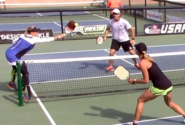 Nationals Pickleball-50 5.0MX 1/16 Brian Staub/Bonnie Williams v Kim Jagd/Scott Burr part