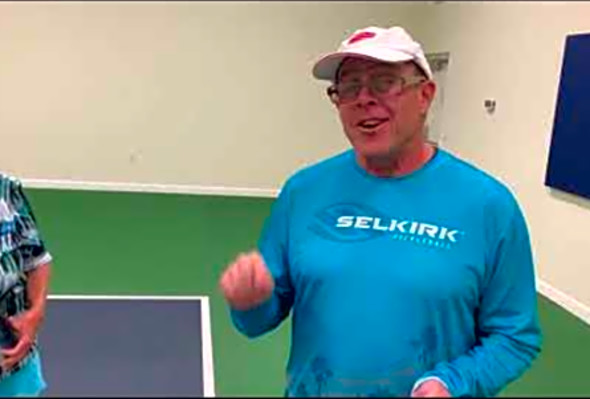 Pickleball mixed doubles comedy