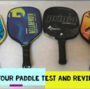 Four Pickleball Paddle Test and Review