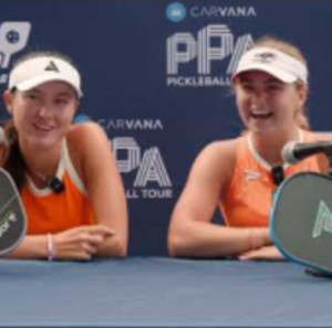 Anna Leigh Waters &amp; Anna Bright Women&#039;s Singles Finalists - Interview