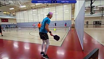 Marcus and Zach vs. Keith and Fox - 4.0 Pickleball Match