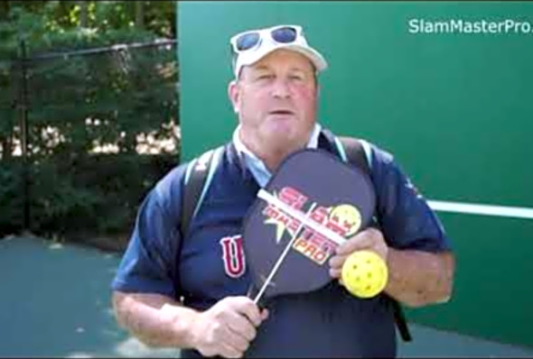 Steve O&#039;Connell Excell Pickleball - Slam Master Pro Practice, Training, Drill Paddle SlamMasterPro