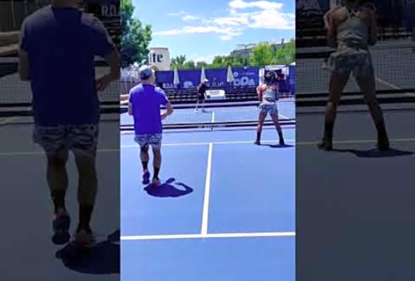 Top pro Pickleball Players Playing Lefty #shots #viral #trending